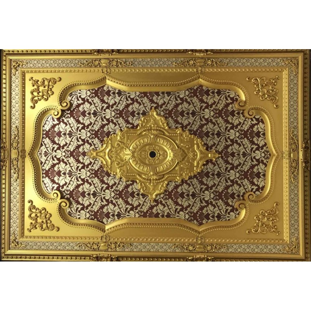 140x200 Cm Dikdortgen Avize Gobegi Osmanli Saray Tavan S-597