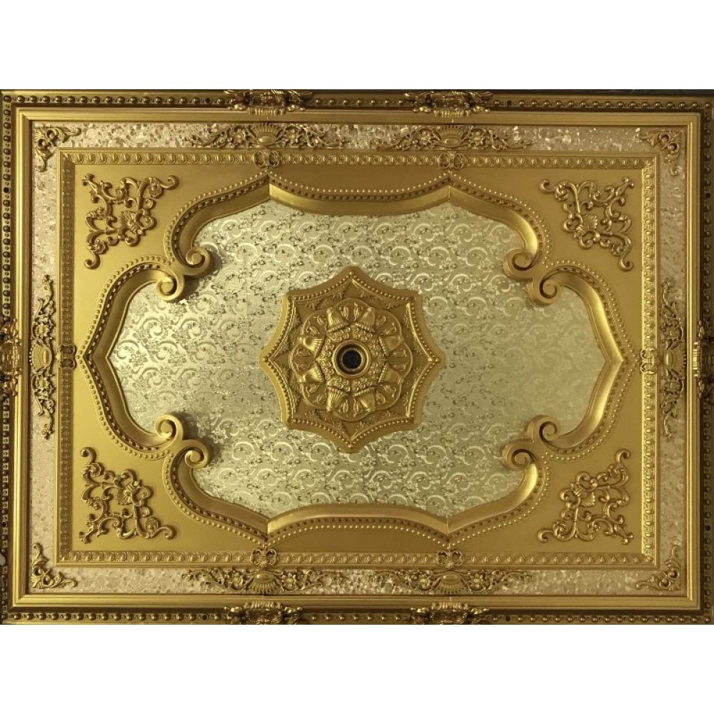 120x160 cm Dikdortgen Osmanli Saray Tavan S-571 Avize Gobegi