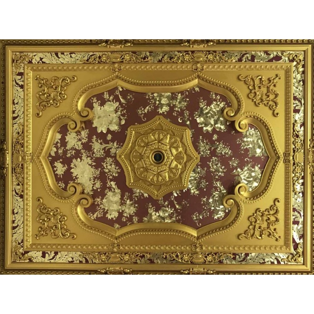 120x160 cm Dikdortgen Osmanli Saray Tavan S-578 Avize Gobegi