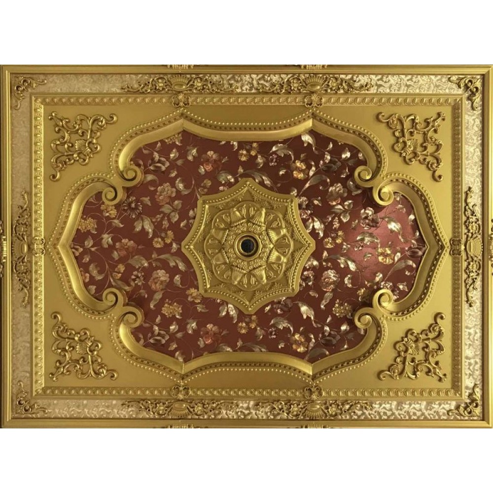 120x160 cm Dikdortgen Osmanli Saray Tavan S-581 Avize Gobegi