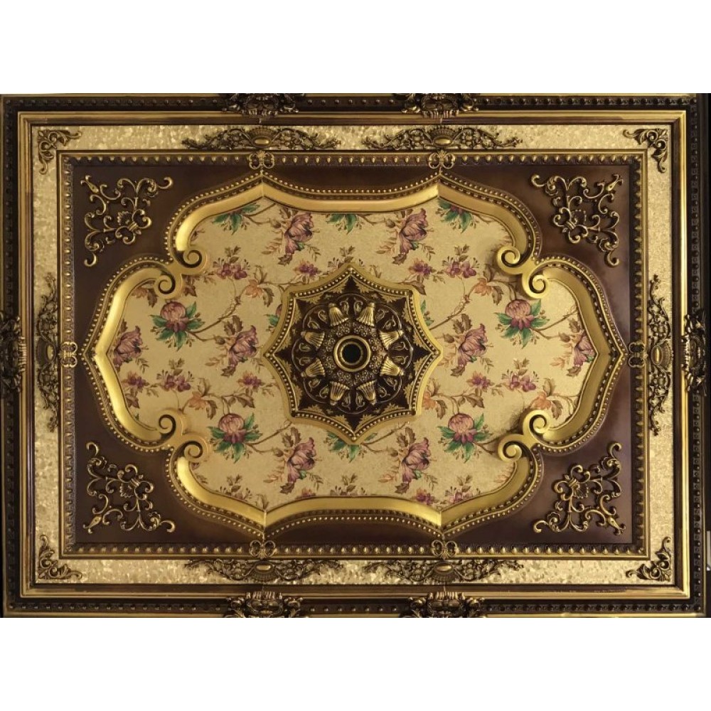 120x160 Cm Dikdortgen Osmanli Saray Tavan Sf-573 Avize Gobegi