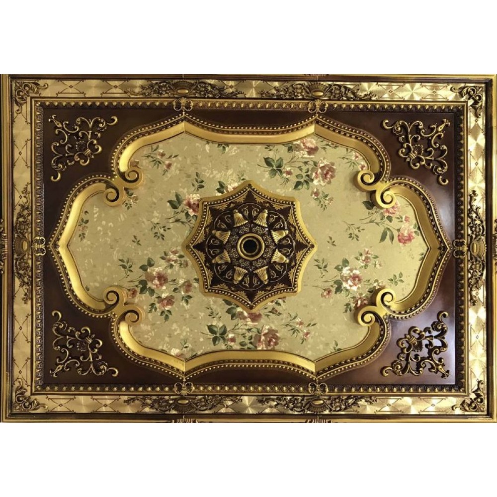 120x160 Cm Dikdortgen Osmanli Saray Tavan Sf-580 Avize Gobegi